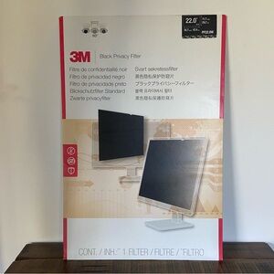 New 3M Privacy Filter for Monitors, 22 inches